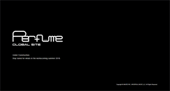 Desktop Screenshot of perfume-global.com